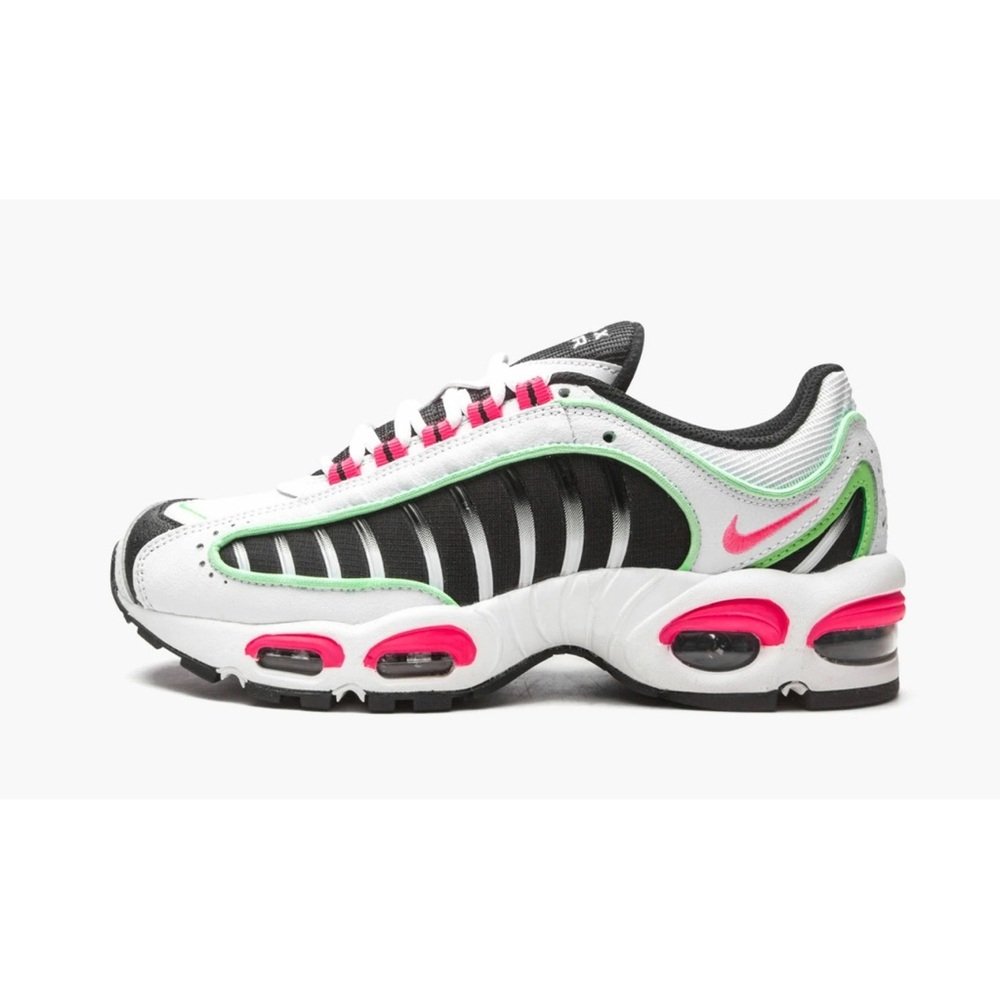 NIKE AIR MAX TAILWIND IV WOMEN "HYPER PINK" SIZE 10.5 ILLUSION GREEN RARE - Picture 2 of 10